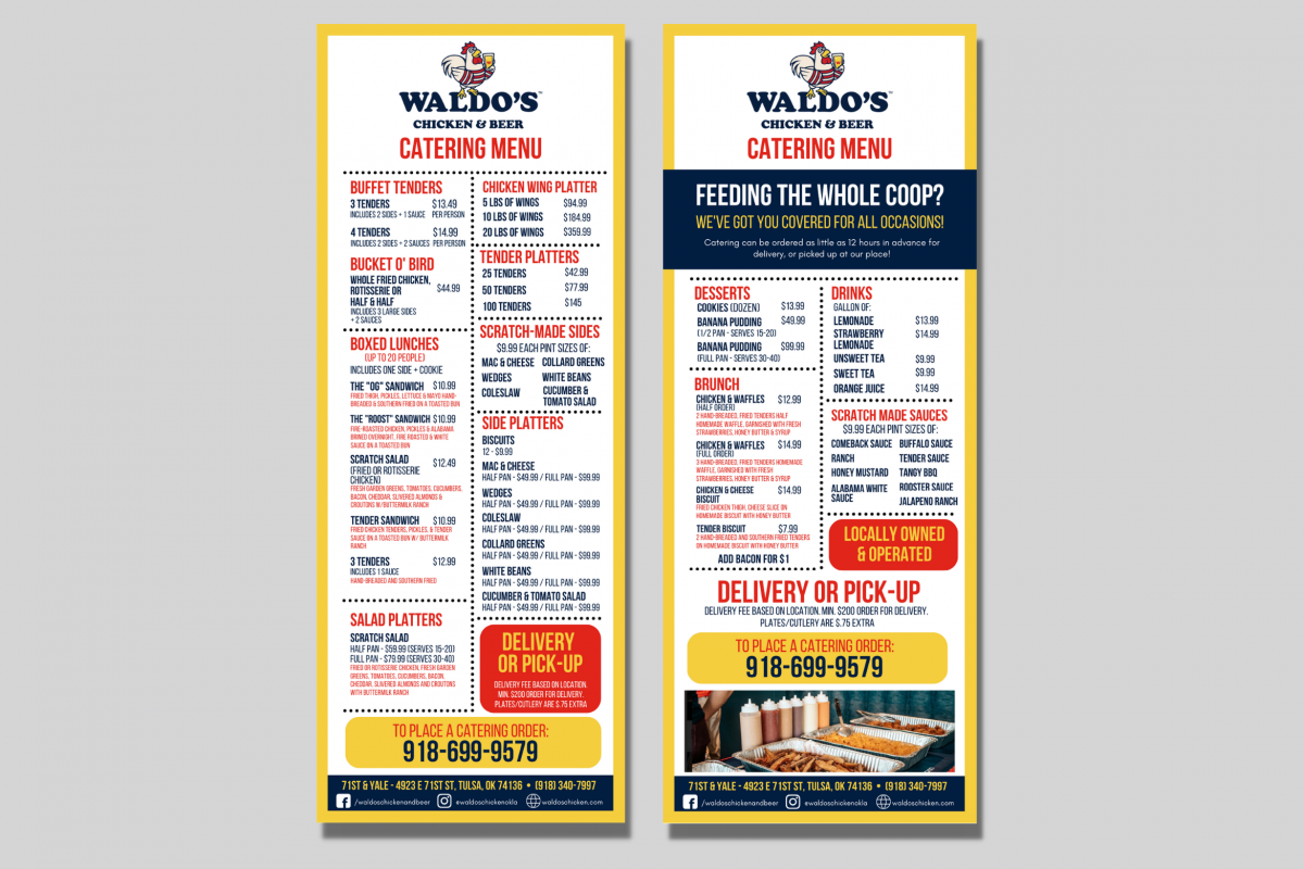 Waldo's Menu Example Mock